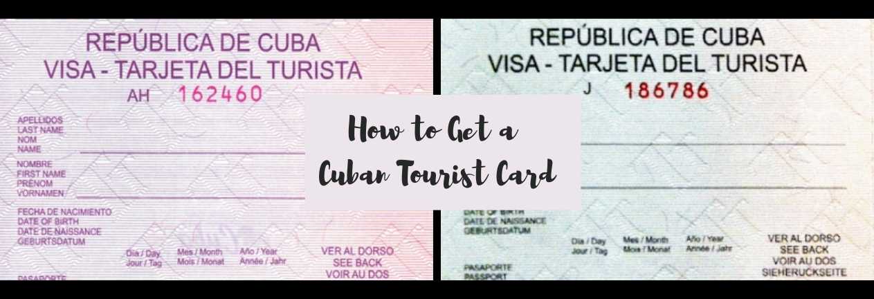 How to get a Cuban Tourist card