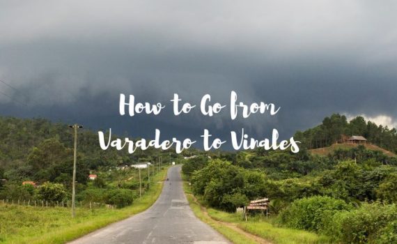 Vinales Road in storm