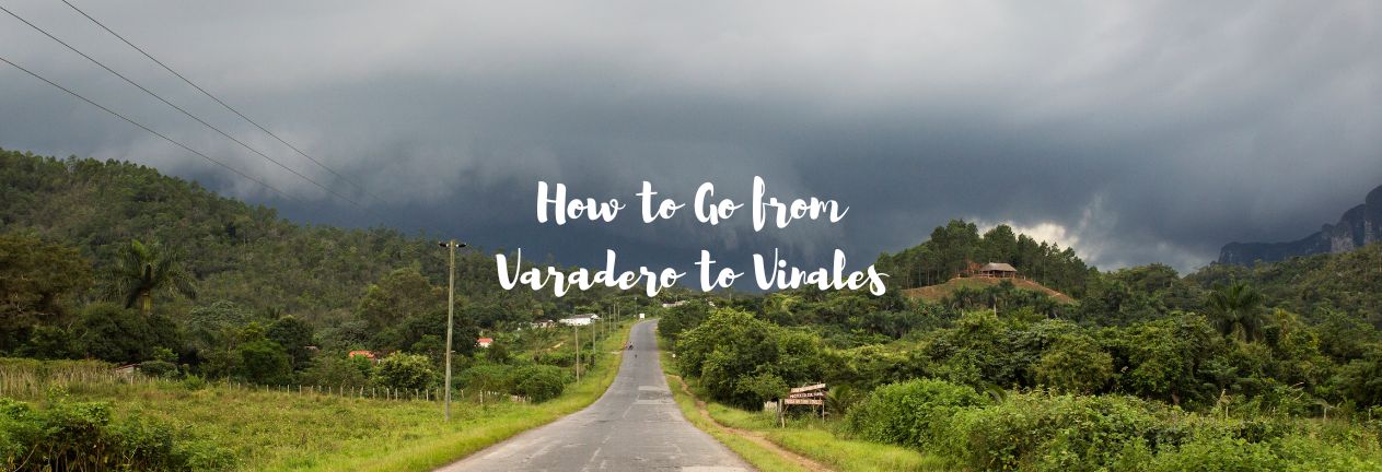 Vinales Road in storm